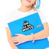 It's OK to Be White Sticker Decal Notebook Car Laptop 5.5"x4.5" (Color) view 2