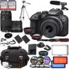 Canon EOS R10 Mirrorless Camera, Including RF-S 18-45mm f/4.5-6.3 is STM, EF 75-300mm f/4-5.6 III Lenses, 2X 64GB Memory Cards, Microphone, LED Video Light & More (35pc Bundle) (Renewed) view 1