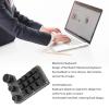 12 Keys USB Mini Programmable Keypad, One Handed Mechanical Keyboard with 3 Knobs for for Linux for OS X, Support Volume Control, Custom DIY Keypad for Game Office view 2