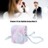 Camera Protective Case for Mini 12, PU Leather Protective Case with Shoulder Strap, Case for FujifilmInstax Mini 12 Instant Camera (Dreamy Bubble) view 3
