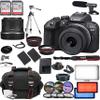 Canon EOS R10 Mirrorless Camera, Including RF-S 18-45mm f/4.5-6.3 is STM, 2X 64GB Memory Cards, Microphone, Case, LED Video Light & More (35pc Bundle) (Renewed) view 1