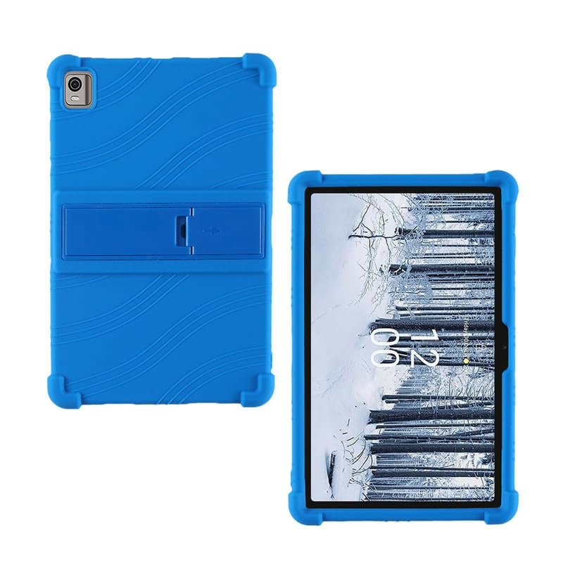 ORANXIN Case for Nokia T21 - Soft Silicone Shockproof Lightweight Stand Rubber Shell Protective Cover for Nokia T21 10.4 inch Tablet