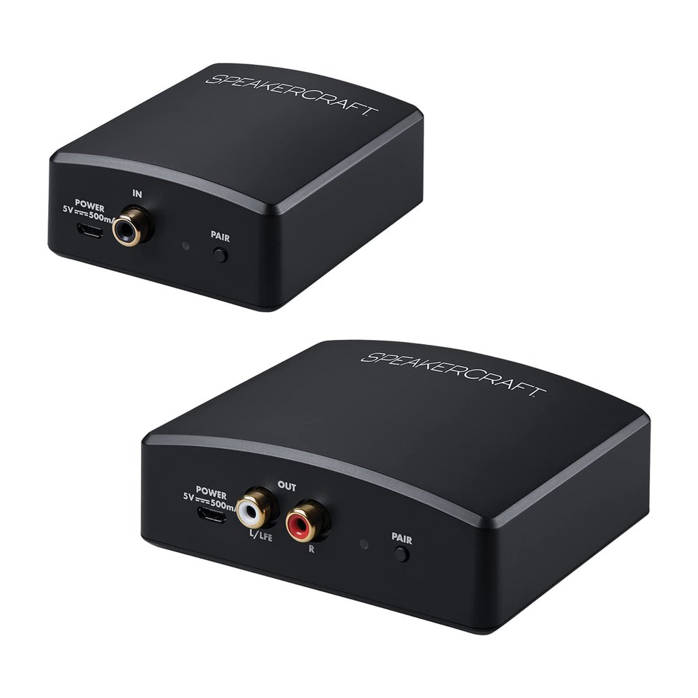 nortek control SpeakerCraft SC-WIR-SUB-KIT-US SC-WIR-SUB-KIT-US Indoor Wireless Subwoofer Kit, Black