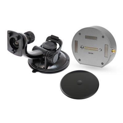 DirectNine Basics Suction Cup Mount with Magnetic Slice & Dashboard Disk Kit for RandNally OverDryve 7, 7 RV, 7 Pro - RMPMK