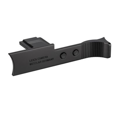 Leica Q3 Aluminum, Black Anodized Finish Longer Exposure Thumb Support with Hotshoe Cover, Soft Release Button, Lens Hood, Round and Lens Cap, Ideal for One-Handed Shooting and Filming