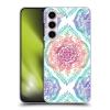 Head Case Designs Officially Licensed Micklyn Le Feuvre Indian Ink Rainbow Version Floral Patterns Hard Back Case Compatible with Samsung Galaxy S23+ 5G view 1