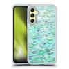 Head Case Designs Officially Licensed Micklyn Le Feuvre Mosaic in Mint Quartz and Jade Marble Patterns Gel Case [Military Grade Protection] Compatible with Samsung Galaxy A34 5G view 1