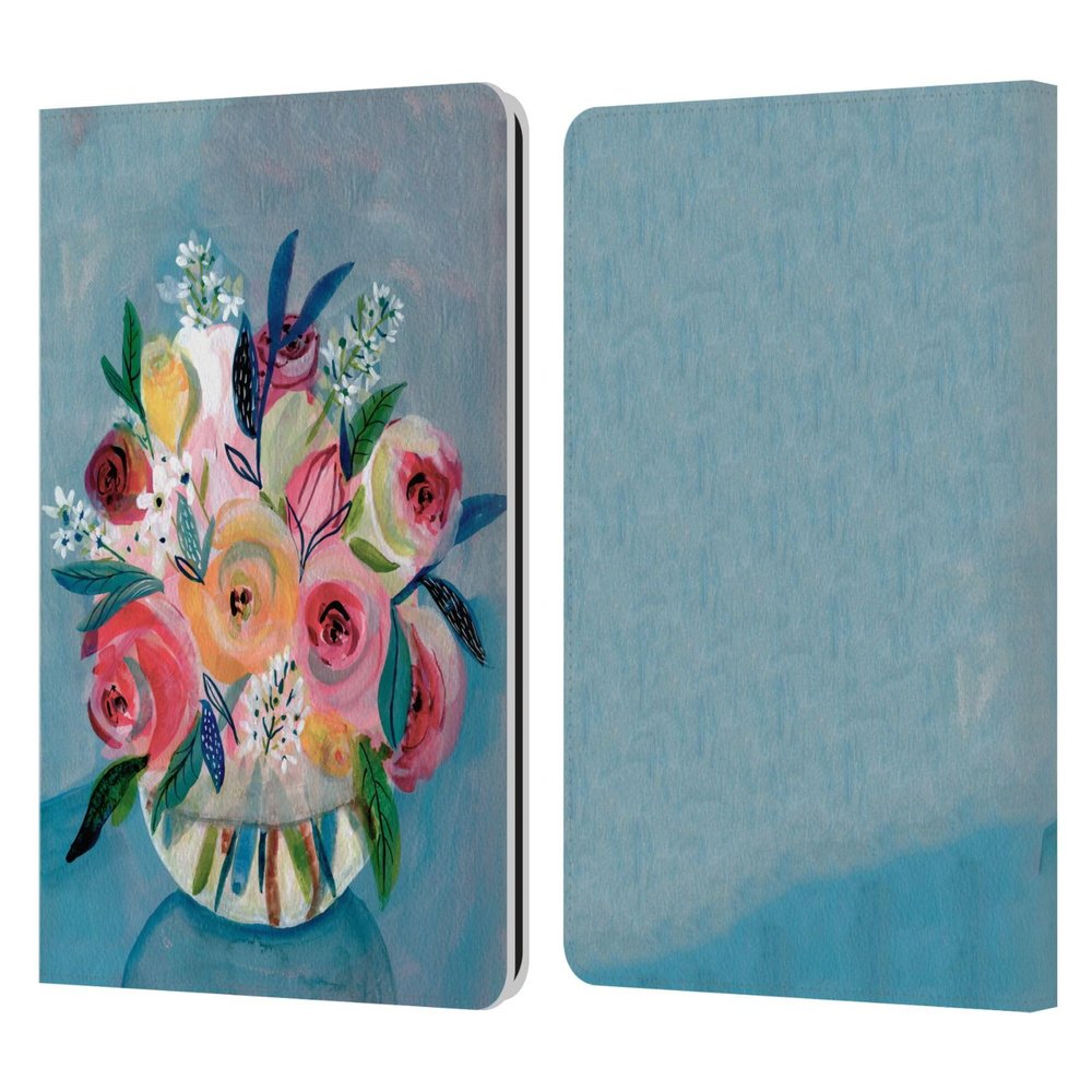 Head Case Designs Officially Licensed Suzanne Allard Glass Table Bouquet Floral Graphics Leather Wallet Case Compatible with Kindle Paperwhite 1/2 / 3