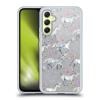 Head Case Designs Officially Licensed Micklyn Le Feuvre Stars and Unicorns On Grey Wildlife Gel Case [Military Grade Protection] Compatible with Samsung Galaxy A34 5G view 1