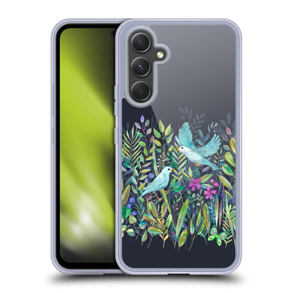 Head Case Designs Officially Licensed Micklyn Le Feuvre Little Garden Birds Wildlife Gel Case [Military Grade Protection] Compatible with Samsung Galaxy A54 5G