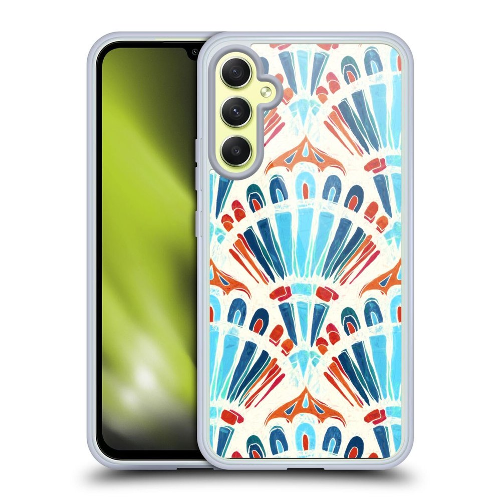 Head Case Designs Officially Licensed Micklyn Le Feuvre Carnival Patterns 6 Gel Case [Military Grade Protection] Compatible with Samsung Galaxy A34 5G