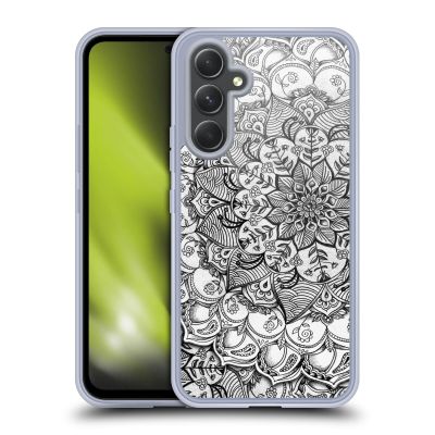 Head Case Designs Officially Licensed Micklyn Le Feuvre Shades of Grey Mandala 3 Gel Case [Military Grade Protection] Compatible with Samsung Galaxy A54 5G