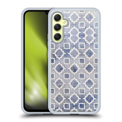 Head Case Designs Officially Licensed Micklyn Le Feuvre Worn and Faded Moroccan Gel Case [Military Grade Protection] Compatible with Samsung Galaxy A34 5G