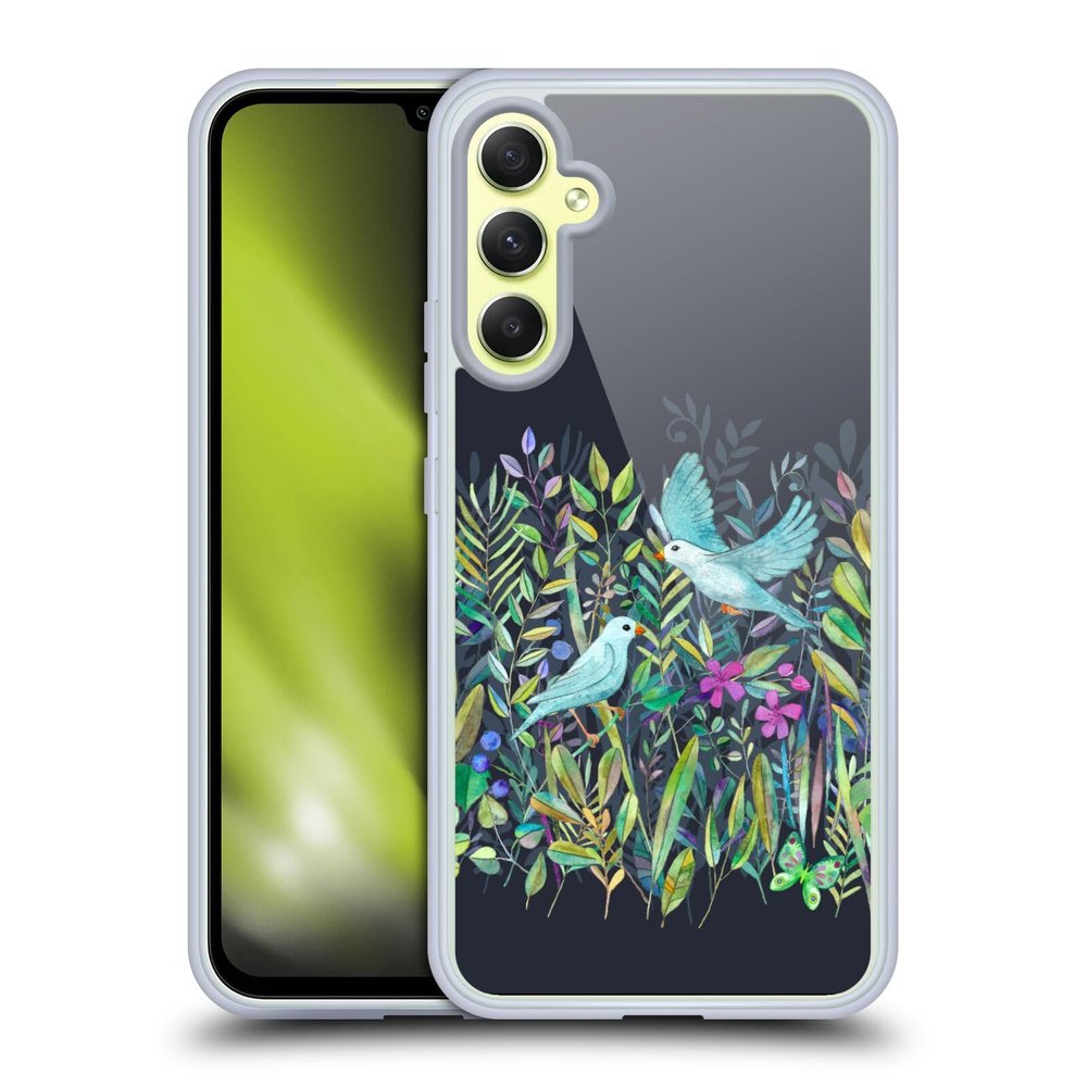 Head Case Designs Officially Licensed Micklyn Le Feuvre Little Garden Birds Wildlife Gel Case [Military Grade Protection] Compatible with Samsung Galaxy A34 5G