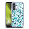 Head Case Designs Officially Licensed Micklyn Le Feuvre Dusty Pink White and Teal Elephant Patterns 2 Gel Case [Military Grade Protection] Compatible with Samsung Galaxy A54 5G view 1
