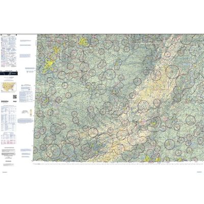 Expired FAA Cincinnati Sectional Chart (SCIN) - Wrapping Paper, Decoration, Training Use