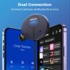 Kinivo BTC480 Aux Car Adapter (Bluetooth Car Kit with 3.5mm Port, Dual Phone Connection, Magnetic Mount, Dual-Port USB Charger, BT Wireless Reciever) Plug & Play for Hands-Free Calls, Stereo Audio view 3
