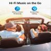 Kinivo BTC480 Aux Car Adapter (Bluetooth Car Kit with 3.5mm Port, Dual Phone Connection, Magnetic Mount, Dual-Port USB Charger, BT Wireless Reciever) Plug & Play for Hands-Free Calls, Stereo Audio view 4