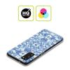 Head Case Designs Officially Licensed Micklyn Le Feuvre Denim Blues Floral Patterns Gel Case [Military Grade Protection] Compatible with Samsung Galaxy A34 5G view 2
