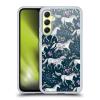 Head Case Designs Officially Licensed Micklyn Le Feuvre Stars and Unicorns On Dark Teal Wildlife Gel Case [Military Grade Protection] Compatible with Samsung Galaxy A34 5G view 1
