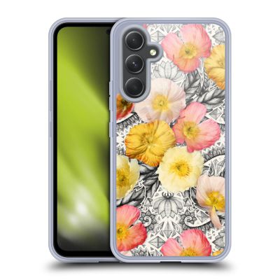 Head Case Designs Officially Licensed Micklyn Le Feuvre Collage of Flowers and Pattern Florals 2 Gel Case [Military Grade Protection] Compatible with Samsung Galaxy A54 5G