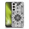 Head Case Designs Officially Licensed Micklyn Le Feuvre Lace in Monochrome Mandala Hard Back Case Compatible with Samsung Galaxy S23 5G view 1