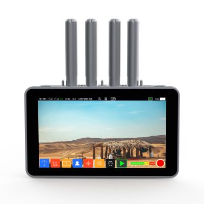 Shimbol ZO600MS Dual-Band 1000FT 5.5 inch Touchscreen 3D Lut HDMI 3G-SDI Wireless Recording Monitor Low Latency 2000nit HDR Video Recording and Playback