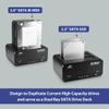 Vantec NexStar JX, USB 3.2 Gen1, Dual Bay Dock for SATA III Drive with Clone Function, USB 3.2 Gen1 (NST-D258S3-BK),Black view 2