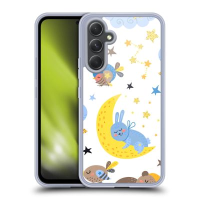 Head Case Designs Officially Licensed Haroulita Moon Bunny Baby Animals Gel Case [Military Grade Protection] Compatible with Samsung Galaxy A54 5G