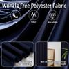 10ft x 10ft Navy Blue Backdrop Curtains for Parties Weddings, Wrinkle Free Silky Polyester Fabric Photo Backdrop Drapes, 2 Panels 5X 10 ft Navy Backfrounds Cloth for Birthday Graduation Photography view 3