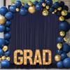 10ft x 10ft Navy Blue Backdrop Curtains for Parties Weddings, Wrinkle Free Silky Polyester Fabric Photo Backdrop Drapes, 2 Panels 5X 10 ft Navy Backfrounds Cloth for Birthday Graduation Photography view 4