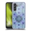 Head Case Designs Officially Licensed Micklyn Le Feuvre Navy Blue Mint and Purple Mandala Gel Case [Military Grade Protection] Compatible with Samsung Galaxy A54 5G view 1