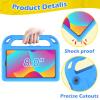 AVAWO TCL Tab 8 LE (9137w) / Tab 8 WiFi (9132x) 2023 Case for Kids, Children Friendly, Boys and Girls EVA Handle Stand Shockproof Tablet Cover for TCL Tab 8 LE/WiFi-Blue view 3