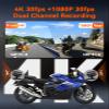 Bundle: Vantrue F1 True 4K Motorcycle Camera + Vantrue 256GB microSD Card 4K Motorcycle Front and Rear Camera, Full Body Waterproof, Wi-Fi, Wide Angle, Enhanced Night Vision view 2