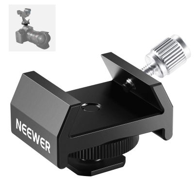 NEEWER Telescope Finderscope Mount Adapter All Metal with Cold Shoe & 1/4" Thread for Camera Hot Shoe Mount, Standard 1.3in/33mm Finder Dovetail Base for Sky Astrophotography, LS-T16