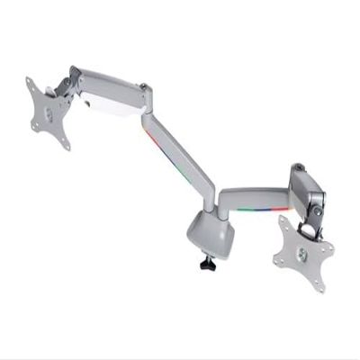 Kensington SmartFit Mounting Arm for Monitor - Silver Gray - 2 Monitor(s) Supported - 32" Screen Support - 39.60 lb Load Capacity - 75 x 75, 100 x 100-1 / Box (Renewed)