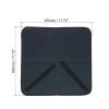 PATIKIL Camera Protective Wrap, 18"x18" Lens Wrap Cloth with Thick Protective Neoprene, Lens Pouch Bag with Hook and Loop for Lens, SLR, Black Grey view 2