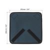 PATIKIL Camera Protective Wrap, 10"x10" Lens Wrap Cloth with Thick Protective Neoprene, Lens Pouch Bag with Hook and Loop for Lens, SLR, Black Grey view 2
