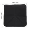 PATIKIL Camera Protective Wrap, 21"x21" Lens Wrap Cloth with Thick Protective Neoprene, Lens Pouch Bag with Hook and Loop for Lens, SLR, Black Purple view 2