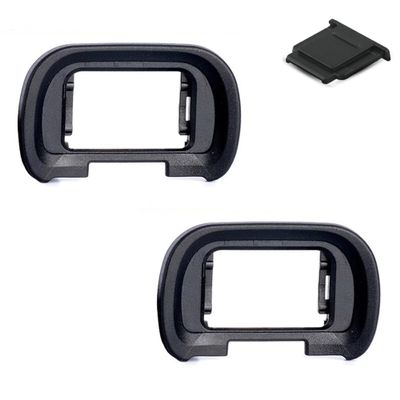 Viewfinder Eyecup Eye Cup FDA-EP19 for Sony Alpha A7R V A7RV A7R5 A7 IV A7M4 A7IV A1 & A7S III A7SIII A7S3 ILCE-7SM3, PCTC Replaces Sony FDA-EP19 Eyecup & Hot Shoe Cover (2+1 Pack)