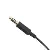 WODASEN GA Dual Plugs (3/16" Mic plug (PJ-068) &1/4" (PJ-055) Speaker plug) General Aviation Headphone to U174/U Helicopter Nexus TP-120 Plug Military Headset Adapter Connector for Pilot Convert Cable view 2