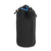 PATIKIL Camera Lens Bag, 3.9" IDx9.8 H Drawstring Lens Pouch with Thick Protective Neoprene, Lens Case for DSLR Camera Lens, Water Coffee Cups, Black, Blue view 3