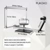 PUKOKO 360 Degree Rotating Camera Slider,Professional Photography Turntable, DSLR Rotating Camera Slider,Photography Camcorder Stabili,360 Panoramic Shooting Basic Package view 2