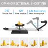 PUKOKO 360 Degree Rotating Camera Slider,Professional Photography Turntable, DSLR Rotating Camera Slider,Photography Camcorder Stabili,360 Panoramic Shooting Basic Package view 4