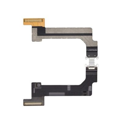 Charging Port Connector Board Flex Cable Replacement Compatible with iPad 10 2022 4G LTE Cellular A2757 10.9 inch (Silver)