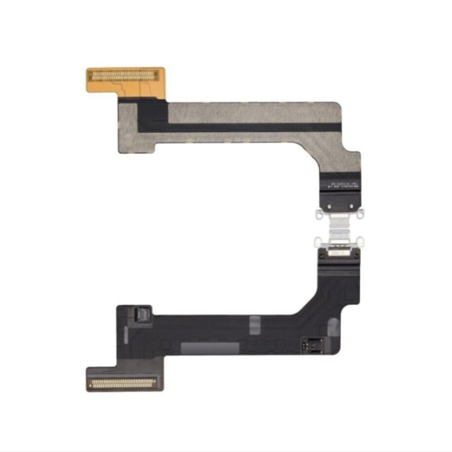 Charging Port Connector Board Flex Cable Replacement Compatible with iPad 10 2022 4G LTE Cellular A2757 10.9 inch (Silver)