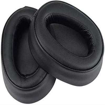 100ABN Ear Pad Replacement Ear Pad High-Density Memory Foam Protein Leather Ear Pad Compatible with Sony MDR-100ABN-H800 H900N Earphone Ear Pad Accessories (Black)
