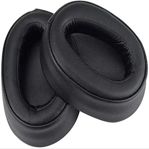 100ABN Ear Pad Replacement Ear Pad High-Density Memory Foam Protein Leather Ear Pad Compatible with Sony MDR-100ABN-H800 H900N Earphone Ear Pad Accessories (Black)