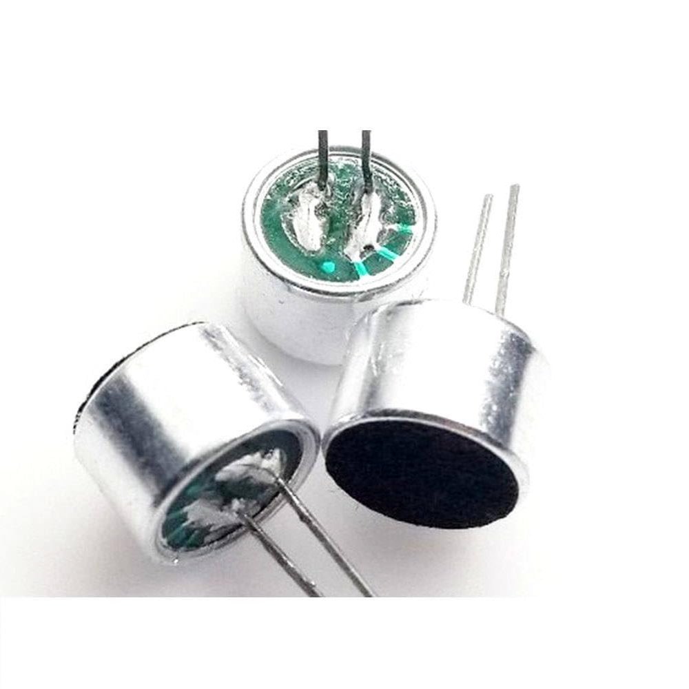 100pcs with Pins 9 * 7mm Capacitive Electret Microphone Pick-Up Sensitivity 52D