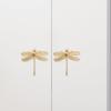 VOSAREA Dragonfly Shape Cabinet Pull Knob Unique Dresser Handle for Kitchen Cupboard Doors Long Elegant Furniture Hardware Accessory view 4
